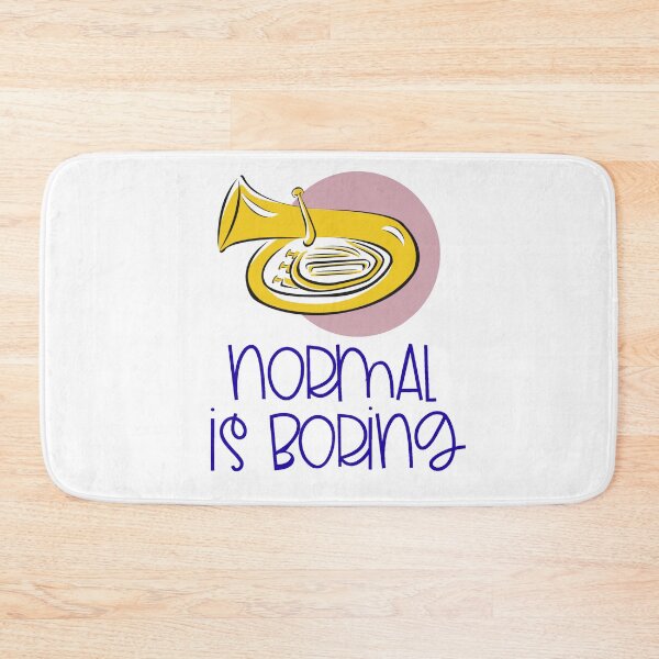 Item preview, Normal Is Boring - Tuba designed and sold by BandMomDesigns.