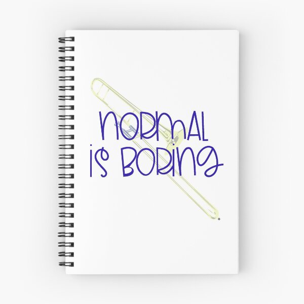Item preview, Normal Is Boring - Trombone designed and sold by BandMomDesigns.