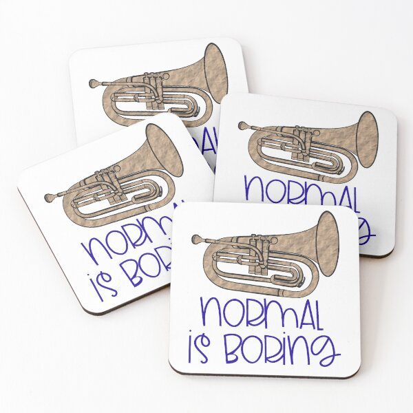 Item preview, Normal Is Boring - Baritone designed and sold by BandMomDesigns.