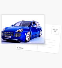 Porsche Cayenne Postkarten