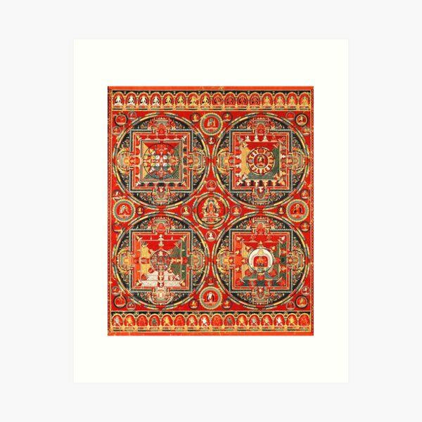 Item preview, Buddhist Hindu Mandala 3 designed and sold by GuyBlank.