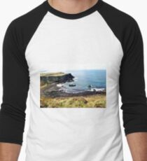 Volcanic Beach Men's Baseball ¾ T-Shirt