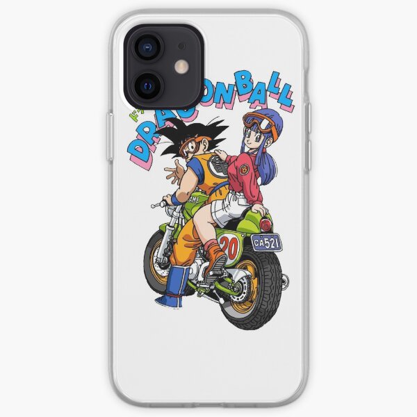 Dragon Ball - Bulma & Gohan Bike Coque souple iPhone