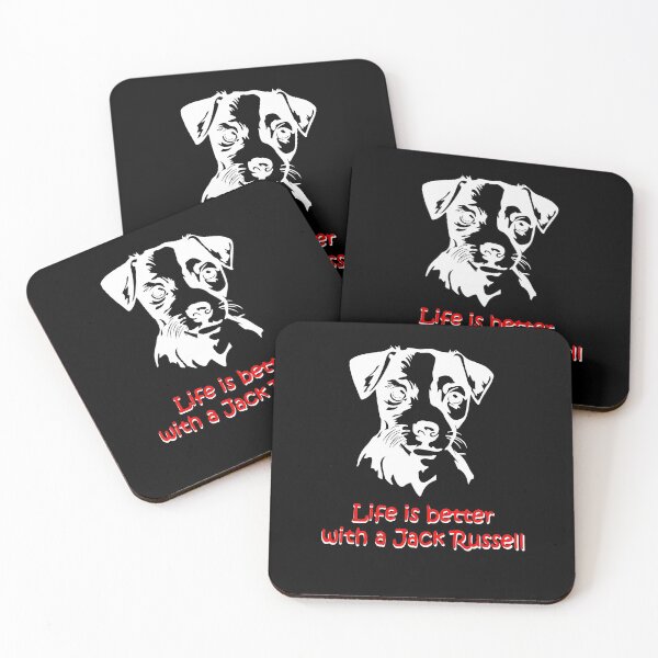 Item preview, Life is better with a JACK RUSSELL TERRIER - Cute Puppy Dog Gift designed and sold by urban-design.