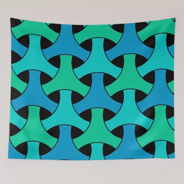 Item preview, Blue and Green Lattice designed and sold by GraceT26.