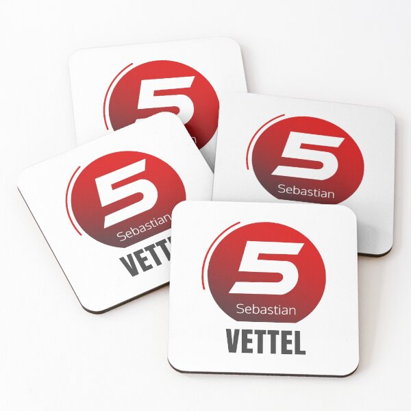 Item preview, Sebastian Vettel - Formula 1 Ferrari - Number 5 designed and sold by Cgraphy.