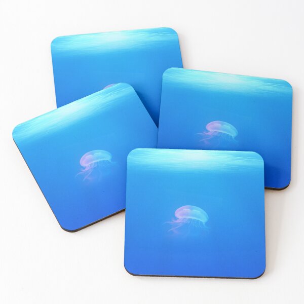 Item preview, Ocean Blue Jellyfish designed and sold by jonawillian.