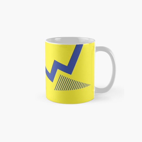 Everton Retro 1990 - 1992 Yellow Blue Away Classic Mug