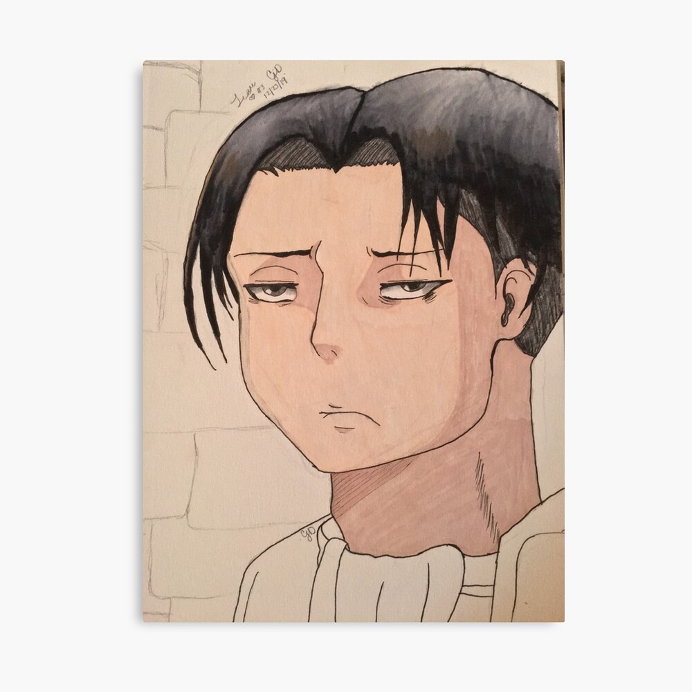 Levi Ackerman Drawing Poster By C0d02bq Redbubble