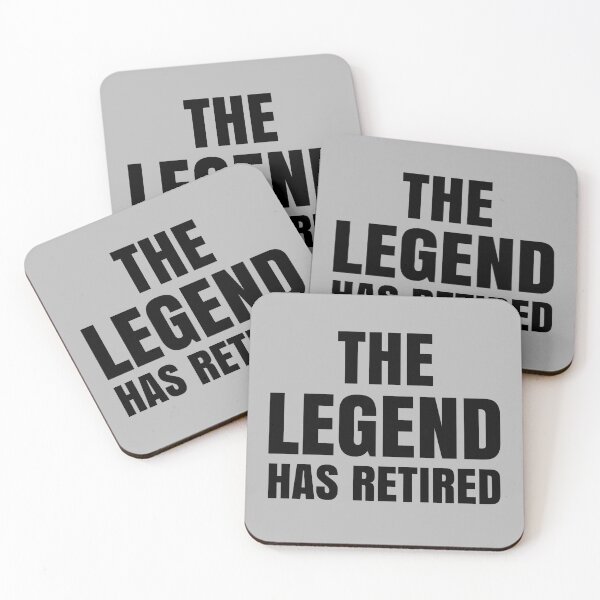 Item preview, The Legend Has Retired - Retirement Gift designed and sold by MagicBoutique.