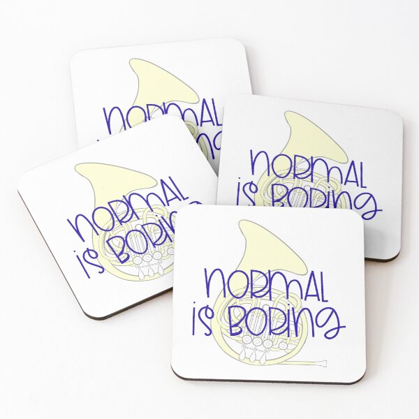 Item preview, Normal Is Boring - French Horn designed and sold by BandMomDesigns.