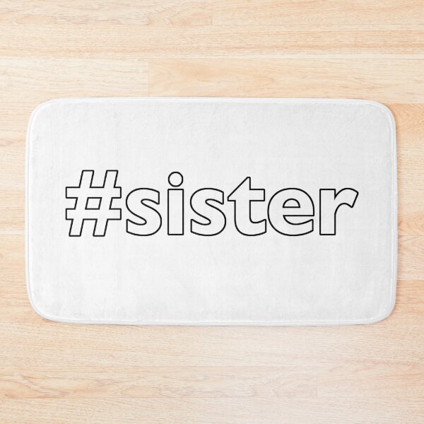 Item preview, Hashtag sister family brother best designed and sold by Thestarrysky.