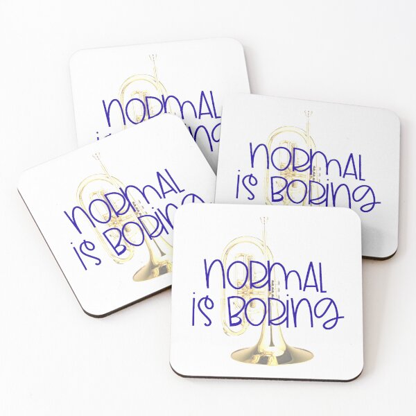 Item preview, Normal Is Boring - Mellophone designed and sold by BandMomDesigns.