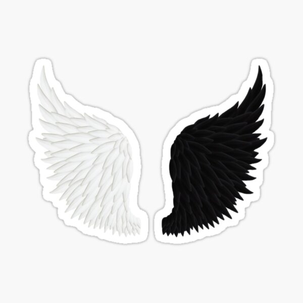 Angel And Devil Gifts Merchandise Redbubble - blessing white angel wings roblox