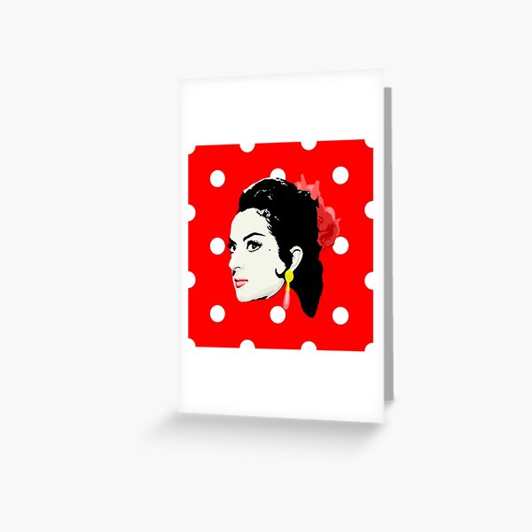 Vista previa del artículo con la obra «Lola Flores», diseñado y vendido por TropicalHuman.