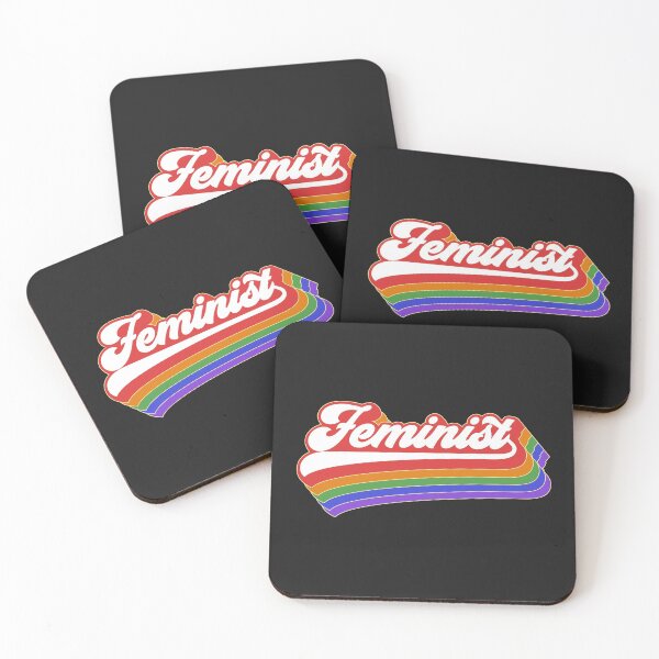 Item preview, Feminist Design. Retro 70's Feminism Graphic. Vintage Rainbow designed and sold by PackAPunch.
