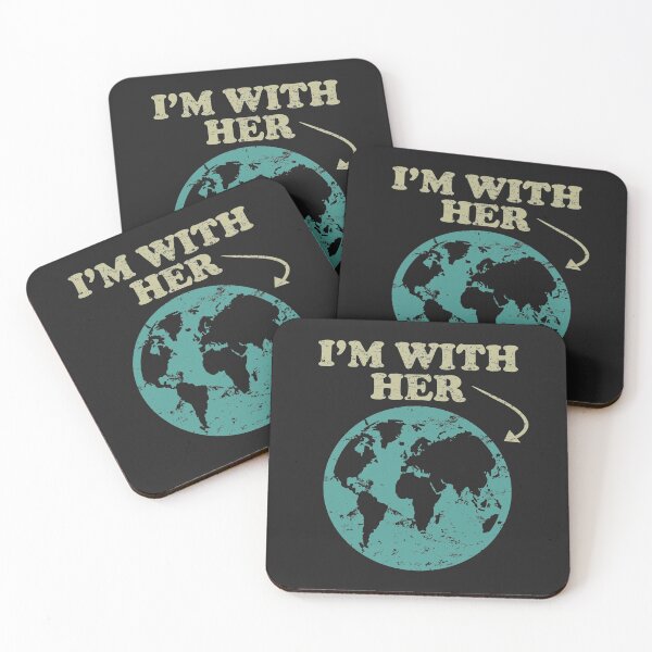 Item preview, I'm With Her graphic. Global Warming, Climate Change Earth designed and sold by PackAPunch.