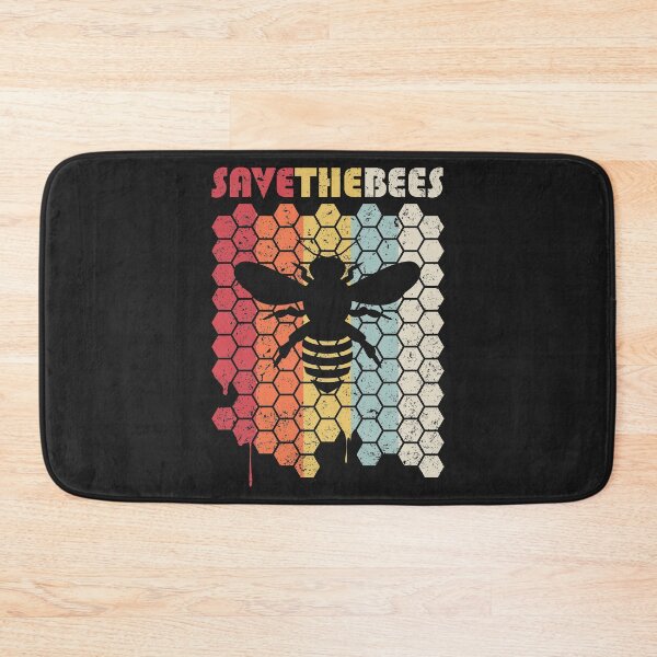 Item preview, Save The Bees Print. Retro Style Climate Change Graphic designed and sold by PackAPunch.
