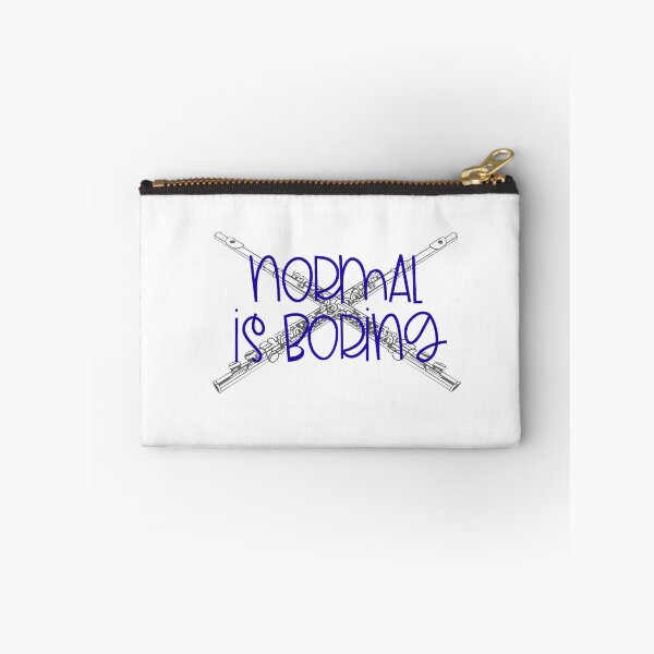 Item preview, Normal Is Boring - Flute designed and sold by BandMomDesigns.