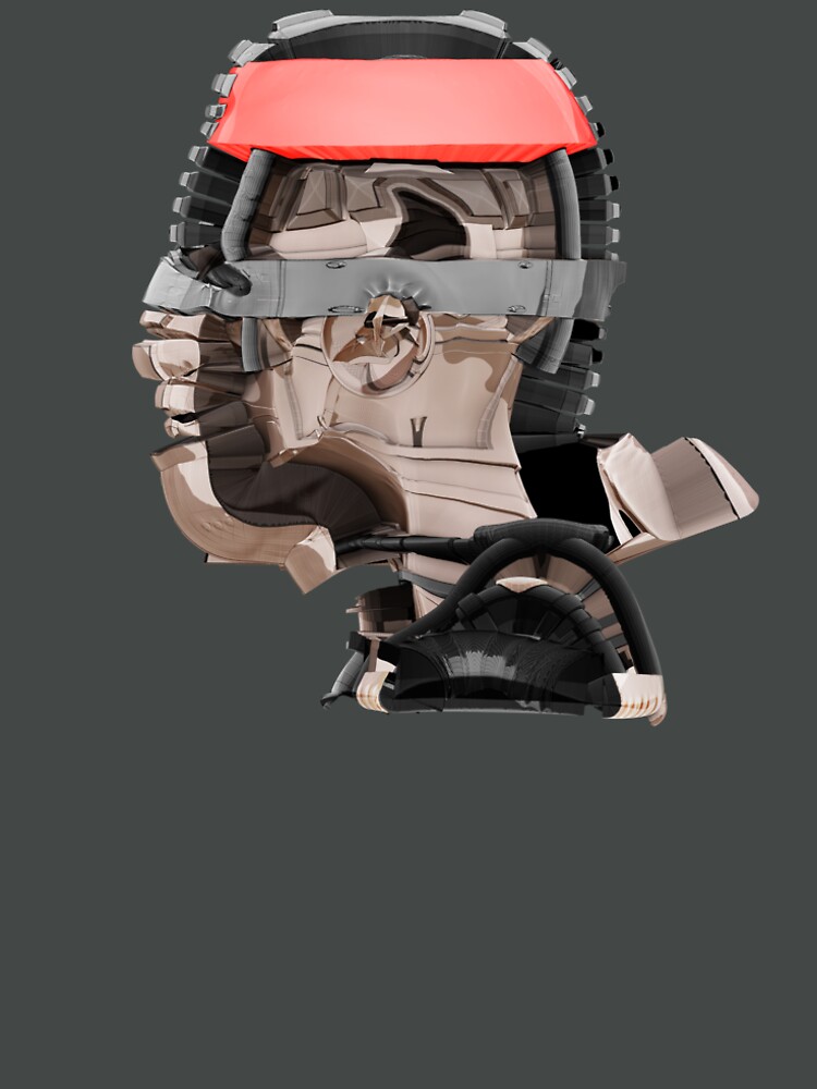 DISPLACEMIND III 12|2016 - Shirt (Cyberpunk Displacement 3D-Render Digital Art) von nenART-Official