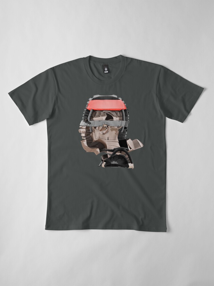 Alternative Ansicht von DISPLACEMIND III 12|2016 - Shirt (Cyberpunk Displacement 3D-Render Digital Art) Premium T-Shirt