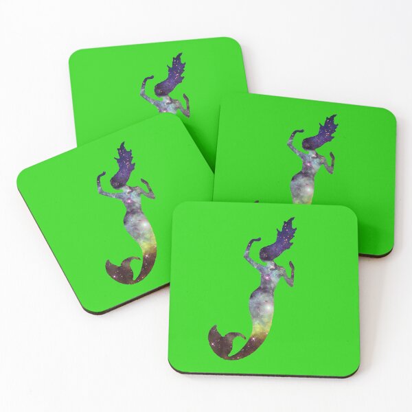 Item preview, Galaxy Mermaid in Green designed and sold by GraceT26.