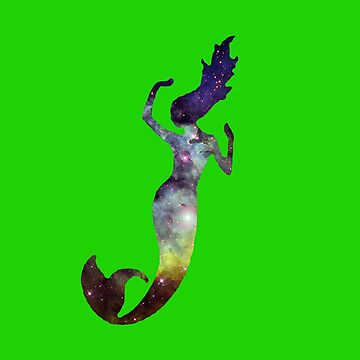 Galaxy Mermaid in Green" A-Line Dress for Sale by GraceT26 | Redbubble