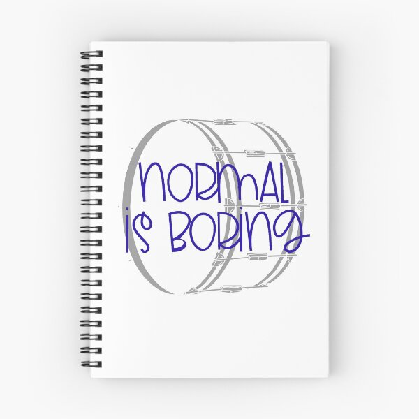 Item preview, Normal Is Boring - Bass Drum designed and sold by BandMomDesigns.