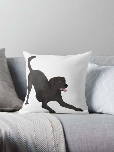 Aperçu de l'œuvre Labrador Retriever Black - Arc de jeu créée et vendue par Cynthiaetal.
