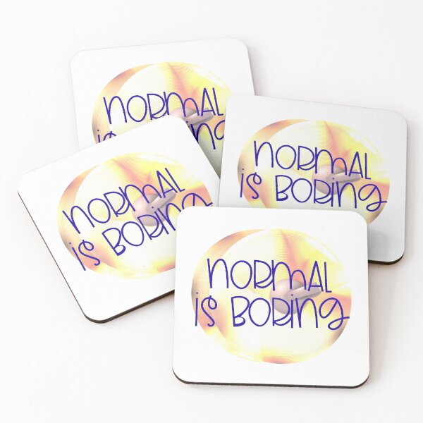 Item preview, Normal Is Boring - Cymbals designed and sold by BandMomDesigns.