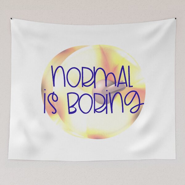 Item preview, Normal Is Boring - Cymbals designed and sold by BandMomDesigns.