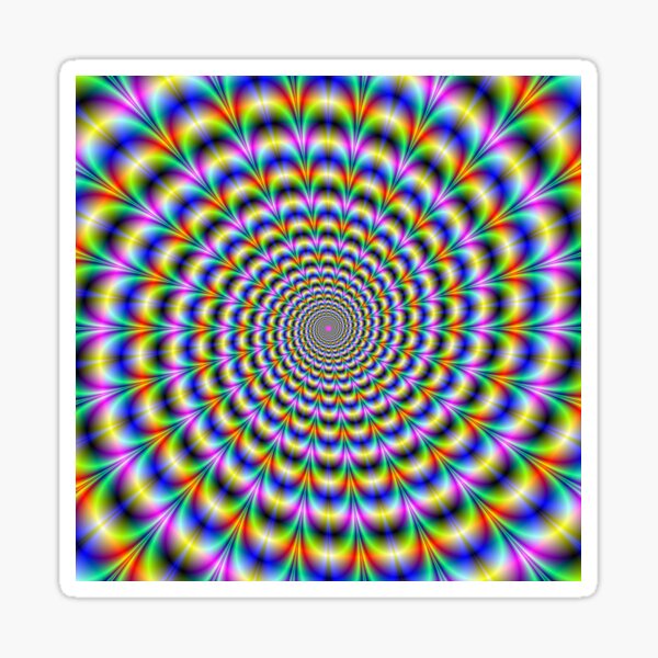 Psychedelic Swirl Sticker