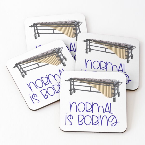 Item preview, Normal Is Boring - Marimba designed and sold by BandMomDesigns.