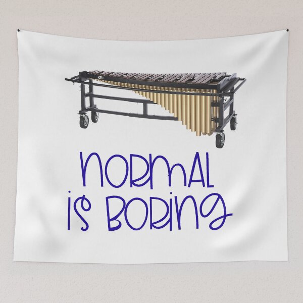 Item preview, Normal Is Boring - Marimba designed and sold by BandMomDesigns.