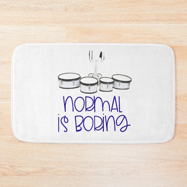 Item preview, Normal Is Boring - Quads/Tenors designed and sold by BandMomDesigns.
