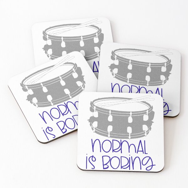 Item preview, Normal Is Boring - Snare Drum designed and sold by BandMomDesigns.