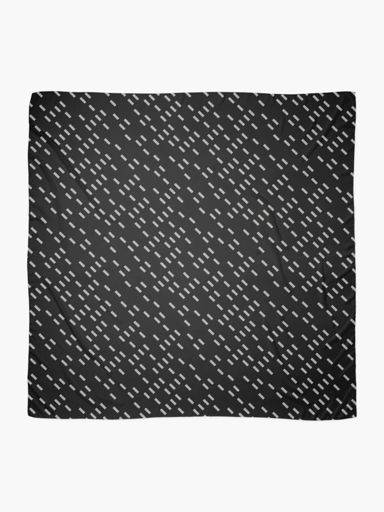 Thumbnail 2 of 3, Scarf, Small Rectangles, background, pattern, design, gray pattern designed and sold by Pointit.