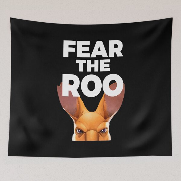 Item preview, Fear the Roo white font designed and sold by RooGear.
