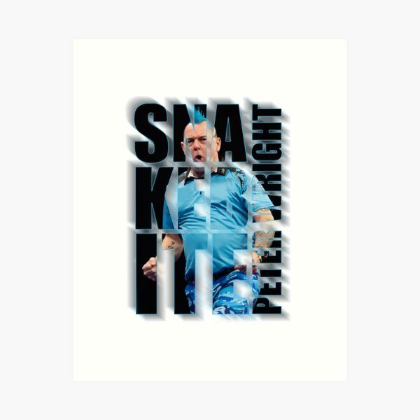 Verrückte Legende Peter Wright schießt Kunstdruck