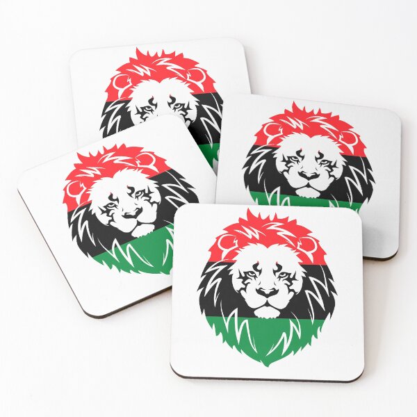 Item preview, Pan African Flag - Lion Face Africa Unia Flag designed and sold by MagicBoutique.