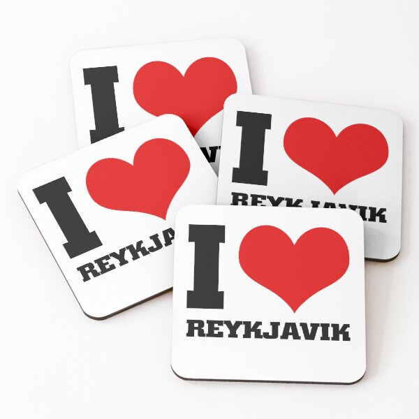 Item preview, I love REYKJAVIK designed and sold by Thestarrysky.