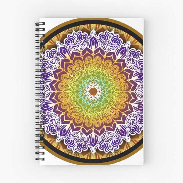 Item preview, Bamboo Purple and White Mandala designed and sold by ColorTime.