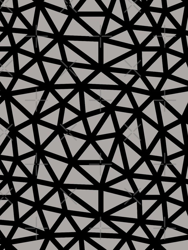 Thumbnail 4 of 4, iPhone Case, triangular gray lines designed and sold by Pointit.