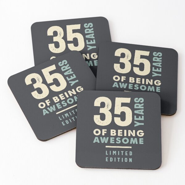 Item preview, 35 Years Of Being Awesome - 35th Birthday designed and sold by cidolopez.
