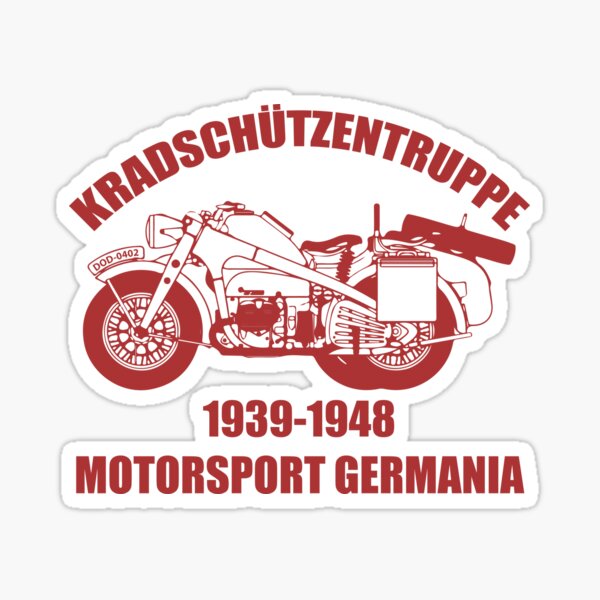 Item preview, Kradschützentruppe - Motorsport Germania designed and sold by Schwaben Designs.