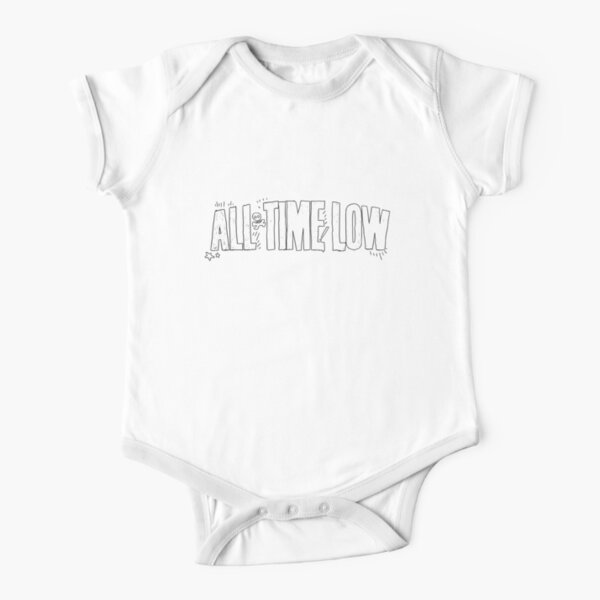 All Time Low Logo Short Sleeve Baby One-Piece