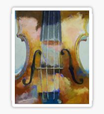 Violin Painting Sticker
