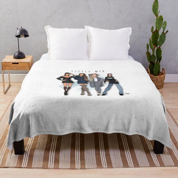 Little Mix Modezeichnung Fleecedecke