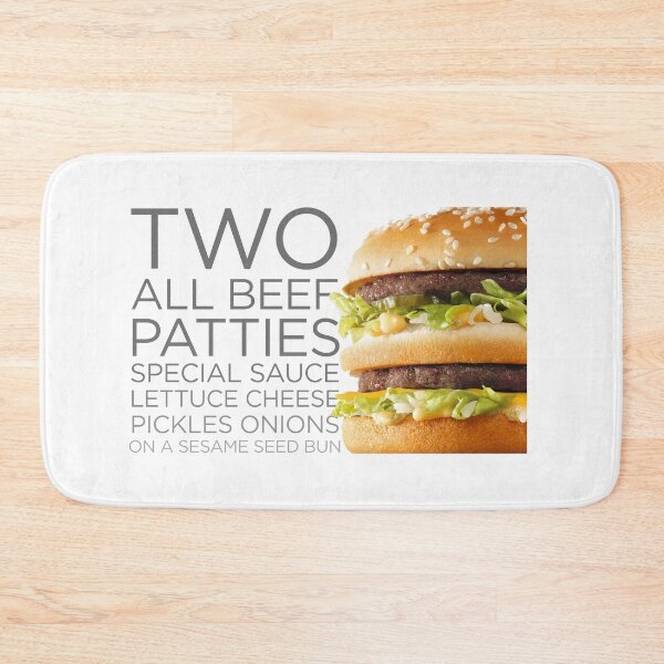 Item preview, BIG MAC - Two All Beef Patties Special Sauce Lettuce Cheese Pickles Onions on a Sesame Seed Bun  designed and sold by Mellymade Design.