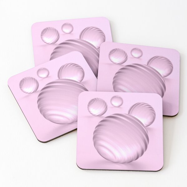 Item preview, Balls with grooves pink designed and sold by lathspell.